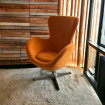 Orange armchair Coocoon