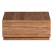 LYRA - Tavolino quadrato in legno L 80