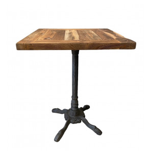 TAVERNE - Table carrée en bois massif 60