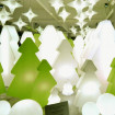Leuchtbaum Slide interieur weißer Hintergrund