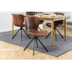 OMG - Design-Stuhl in Lederoptik braun