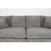SENSE - Sofá de tela gris suave