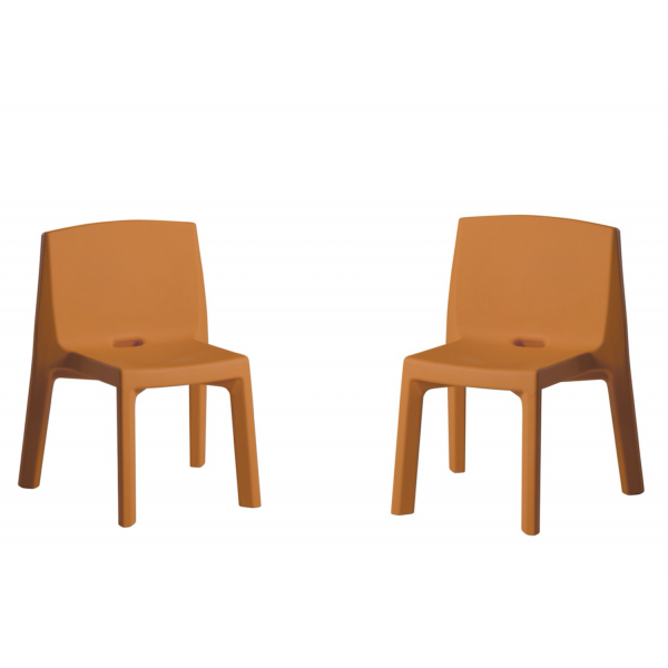 Q4 - Set of 2 Slide outdoor chairs