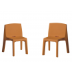 Q4 - Set of 2 Slide outdoor chairs