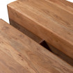 CATH - Mesa baja de madera marrón D 66
