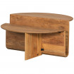 CATH - Salontisch aus braunem Holz D 66