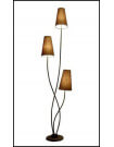 Floor lamp with three branches