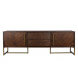 CLASE BAJA - Mueble de TV de madera y latón
