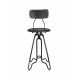 COUNTER - Industrial steel bar stool