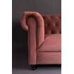 Canapé Chesterfield rose