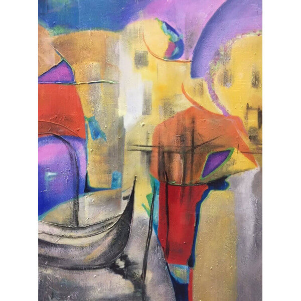 Abstract painting Venise