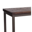 Dark wooden table top
