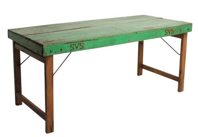 Table pliante ancienne