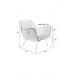 Alabama arm chair-dimensions