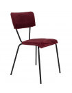 MELONIE - Red velvet dining Chair