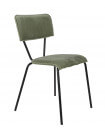 MELONIE - Green velvet dining Chair