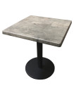 OAKLAND - Table haute plateau 60 cm gris