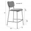 Size counter stool Benson Zuiver