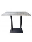 OAKLAND - Bar table with grey aspect concrete top