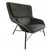 Moderner Lounge Sessel Rockwell grau