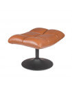 HOCKER - Immitation leather footstool