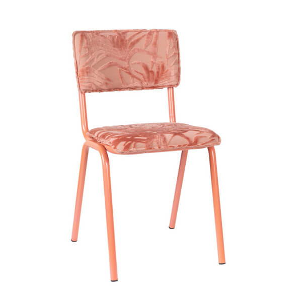 Chaise Back to Miami rose zuiver